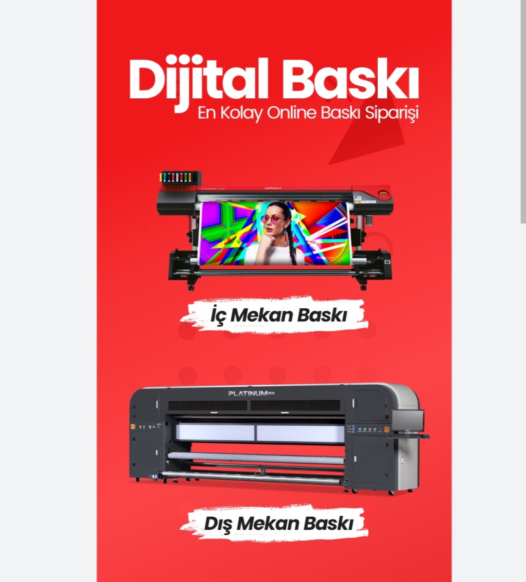 İç & Dış mekan Dijital baskı Folyo